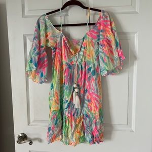 Lilly Pulitzer summer dress with tassels size xxs